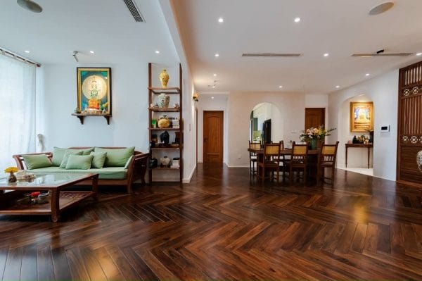 Sàn gỗ chiu liu xương cá