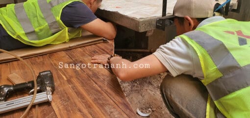 sàn gỗ teak engineer