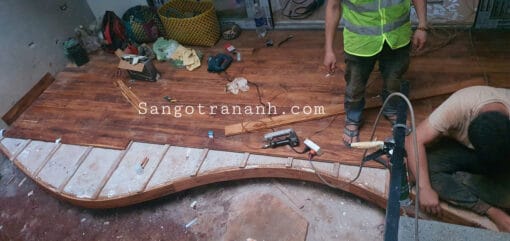 sàn gỗ teak engineer