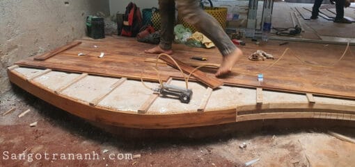 sàn gỗ teak engineer