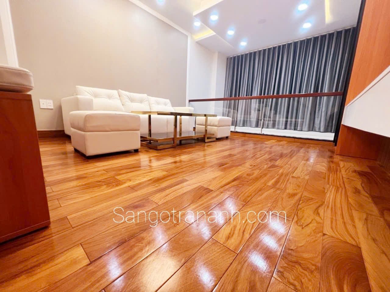 Sàn gỗ Gỏ Đỏ Lào - lát thẳng