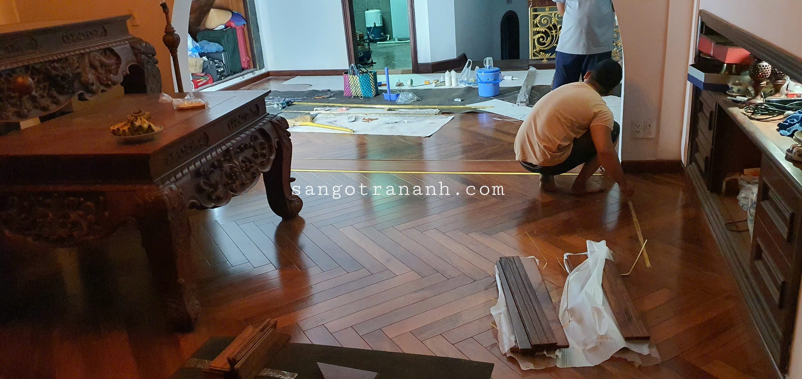 Đảm bảo thi công sàn gỗ chuẩn châu Âu